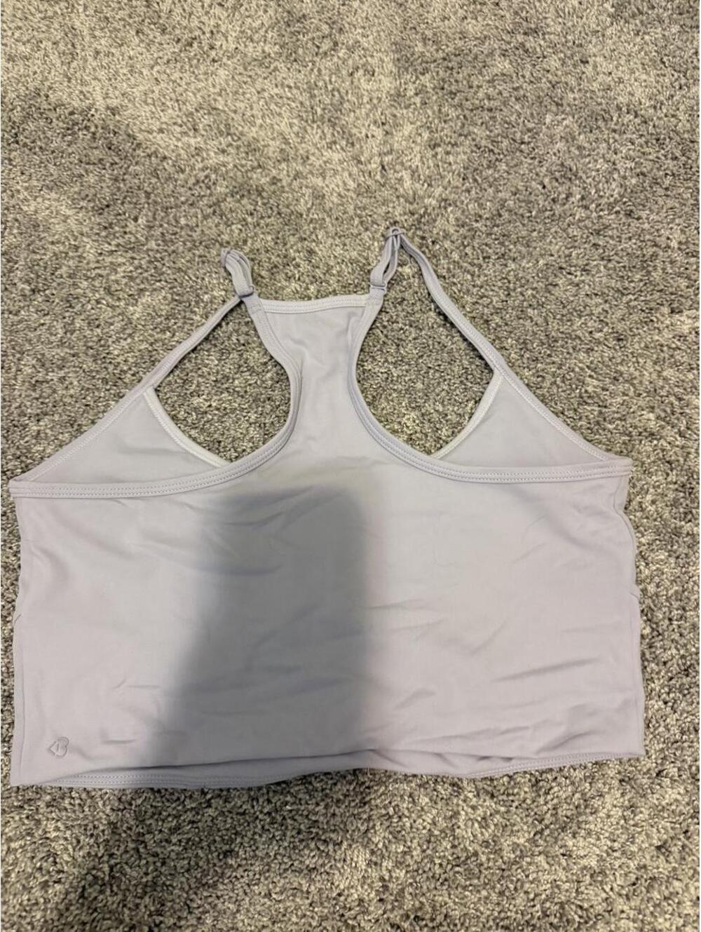 Blogilates Lavender Sports Bra Racerback - Picture 3 of 4